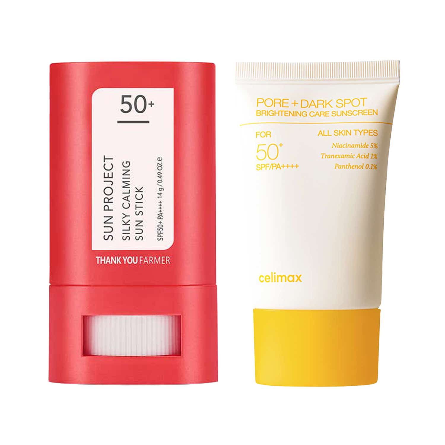 Thank You Farmer + Celimax Daily Protection Sunscreen Duo Combo