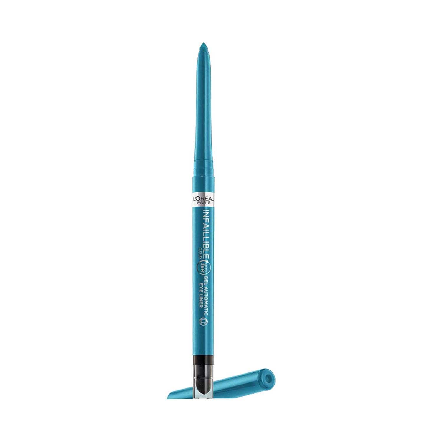 L'Oreal Paris Infallible Grip Upto 36H Gel Automatic Eye Liner - 007 Turquoise (5 g)
