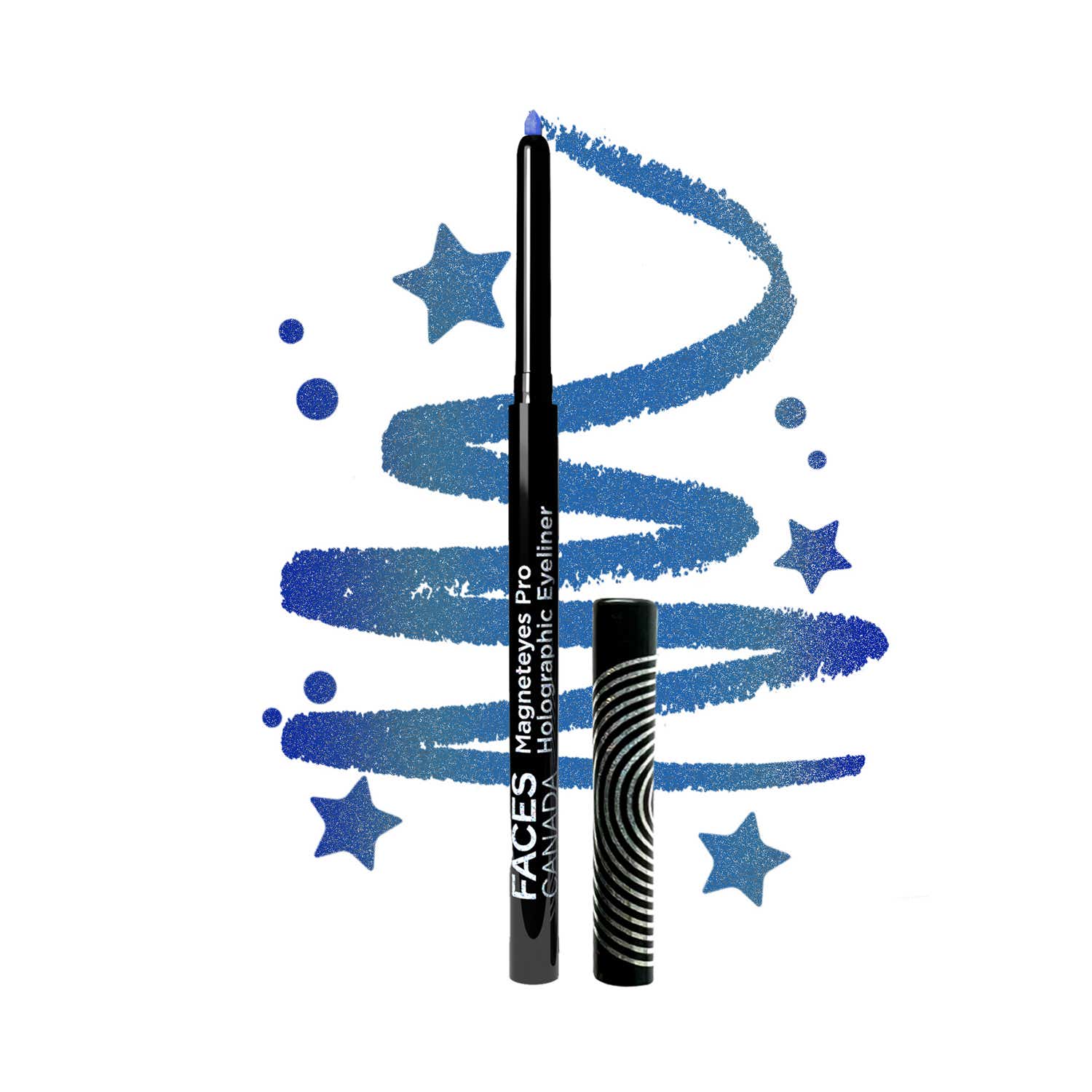 Faces Canada Magneteyes Pro Holographic Eyeliner Waterproof - Peacock Dance 02 (0.25 g)