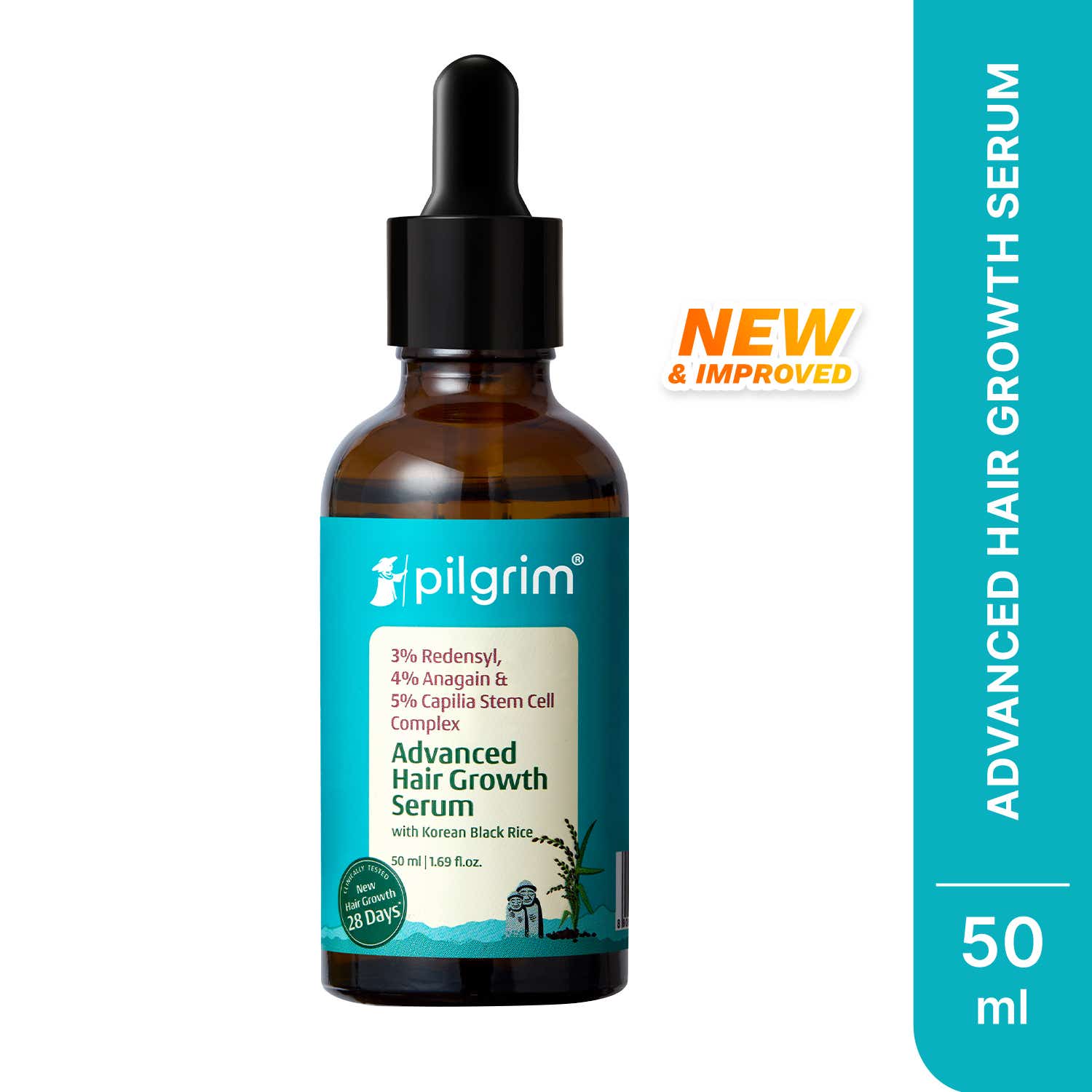 Pilgrim Redensyl & Anagain Advanced Hair Growth Serum (50 ml)