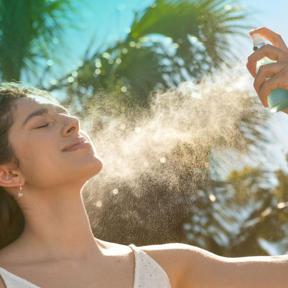 How do hypochlorous acid sprays work?