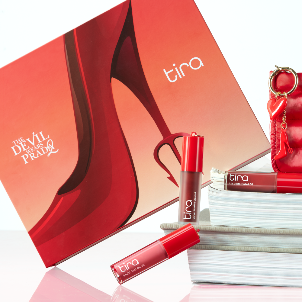 Take your look from day to night effortlessly with The Devil Wears Prada 2 limited-edition beauty kit