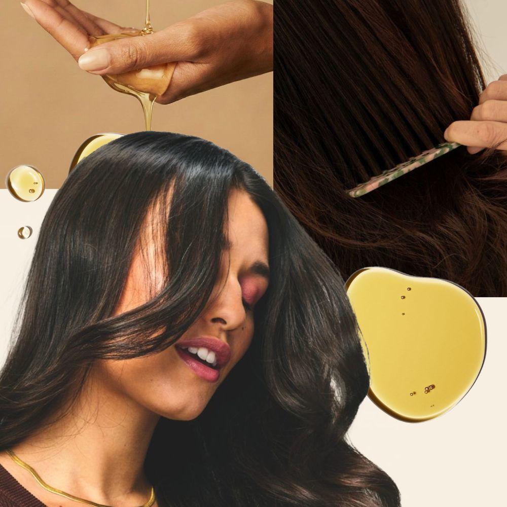 How to use hair oil in summer without looking greasy