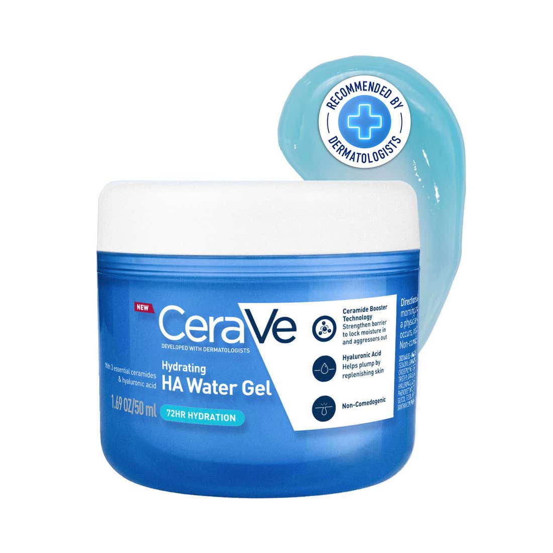 CeraVe HA Water Gel Face Moisturizer With Hyaluronic Acid & Ceramides (50 ml)