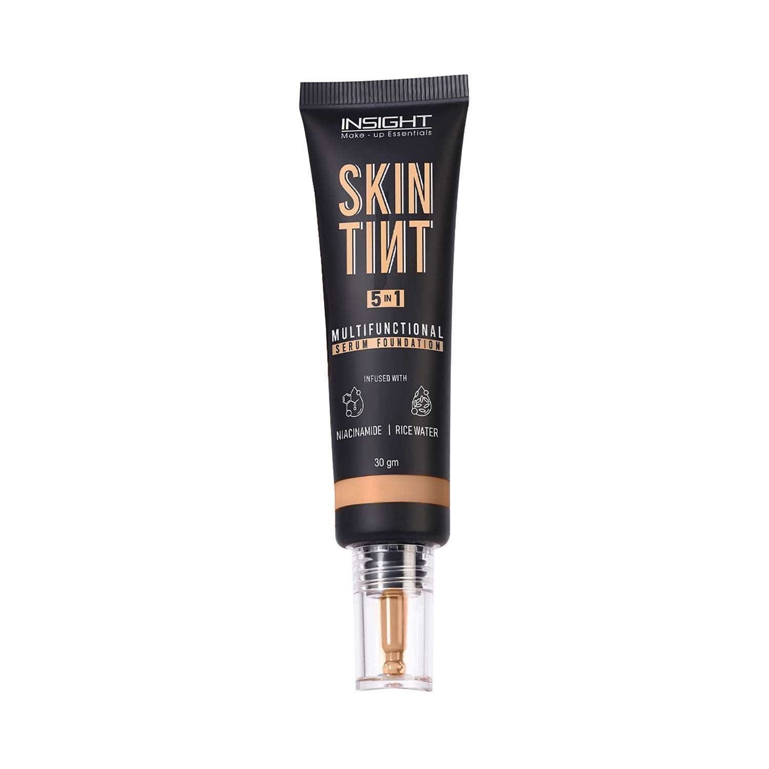 Insight Cosmetics Skin Tint 5In1 Multifunctional Serum Foundation - Hazelnut Shot (30 g)