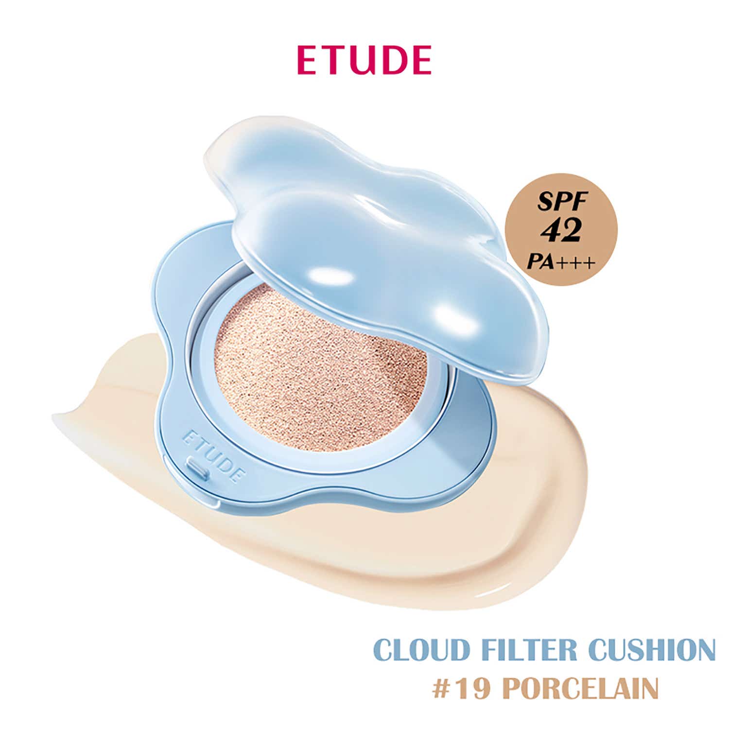 Etude Cloud Filter Cushion - 19 Porcelain (15 g)