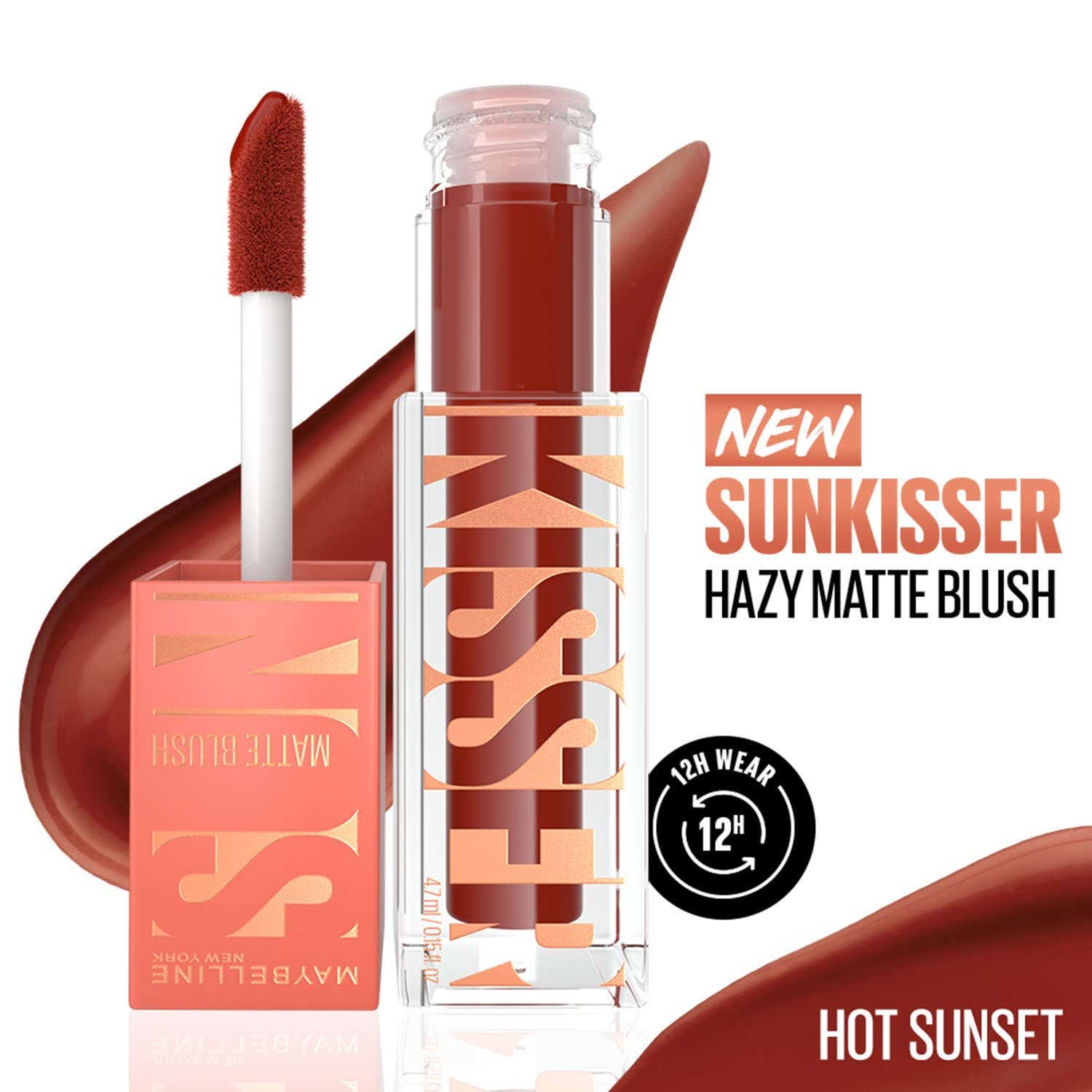 Maybelline New York Sunkisser Hazy Matte Blush - Hot Sunset (4.7 ml)