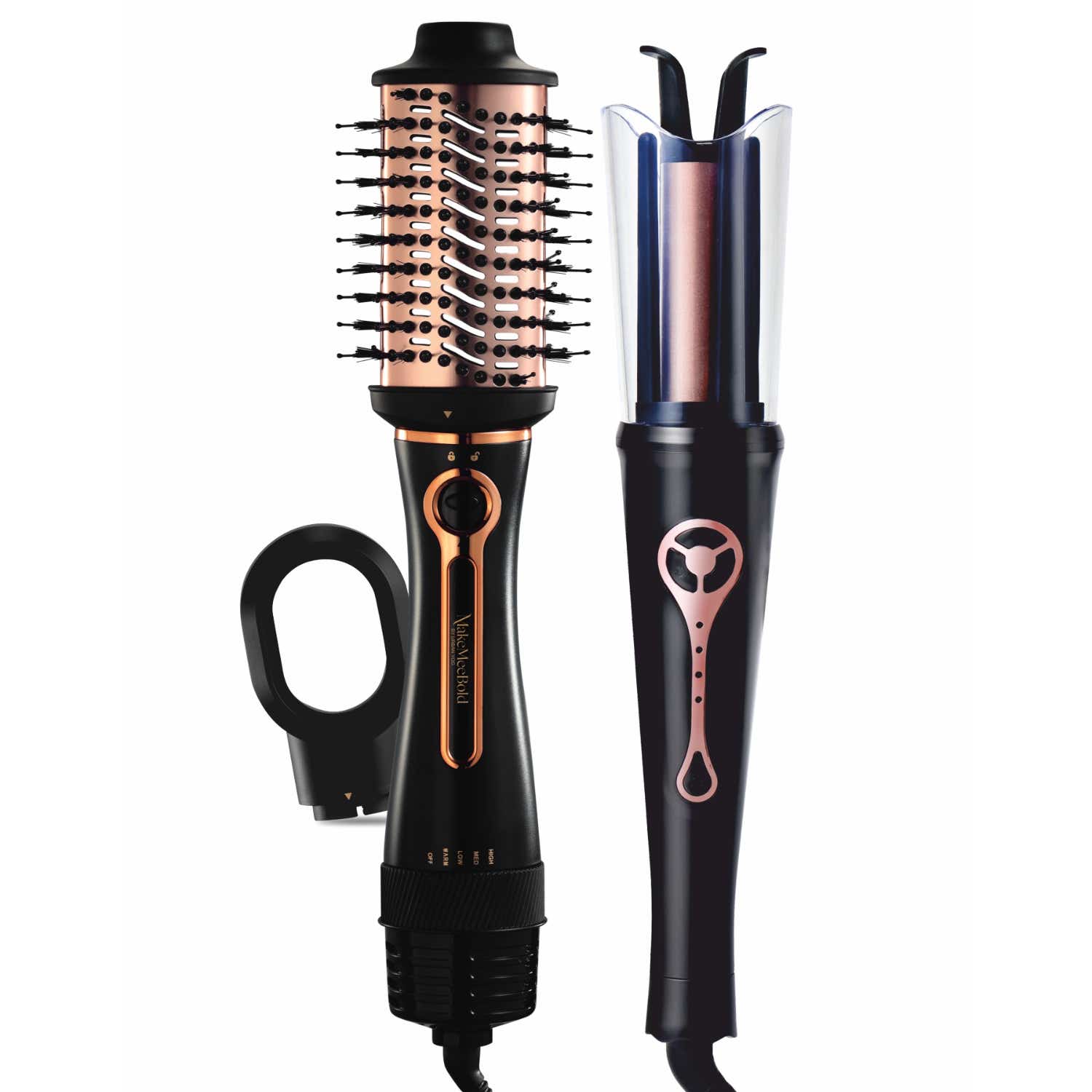 Urban Yog MakeMeeBold 3 in 1 Hot Air Brush Dryer & Automatic Hair Curler Combo