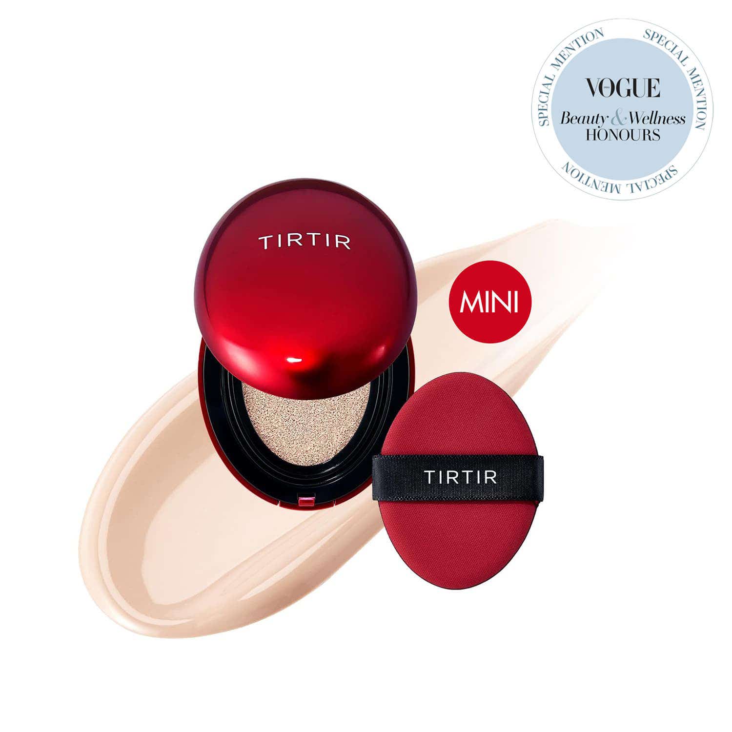 TIRTIR Mask Fit Red Mini Cushion - 15C Fair Porcelain (4.5 g)