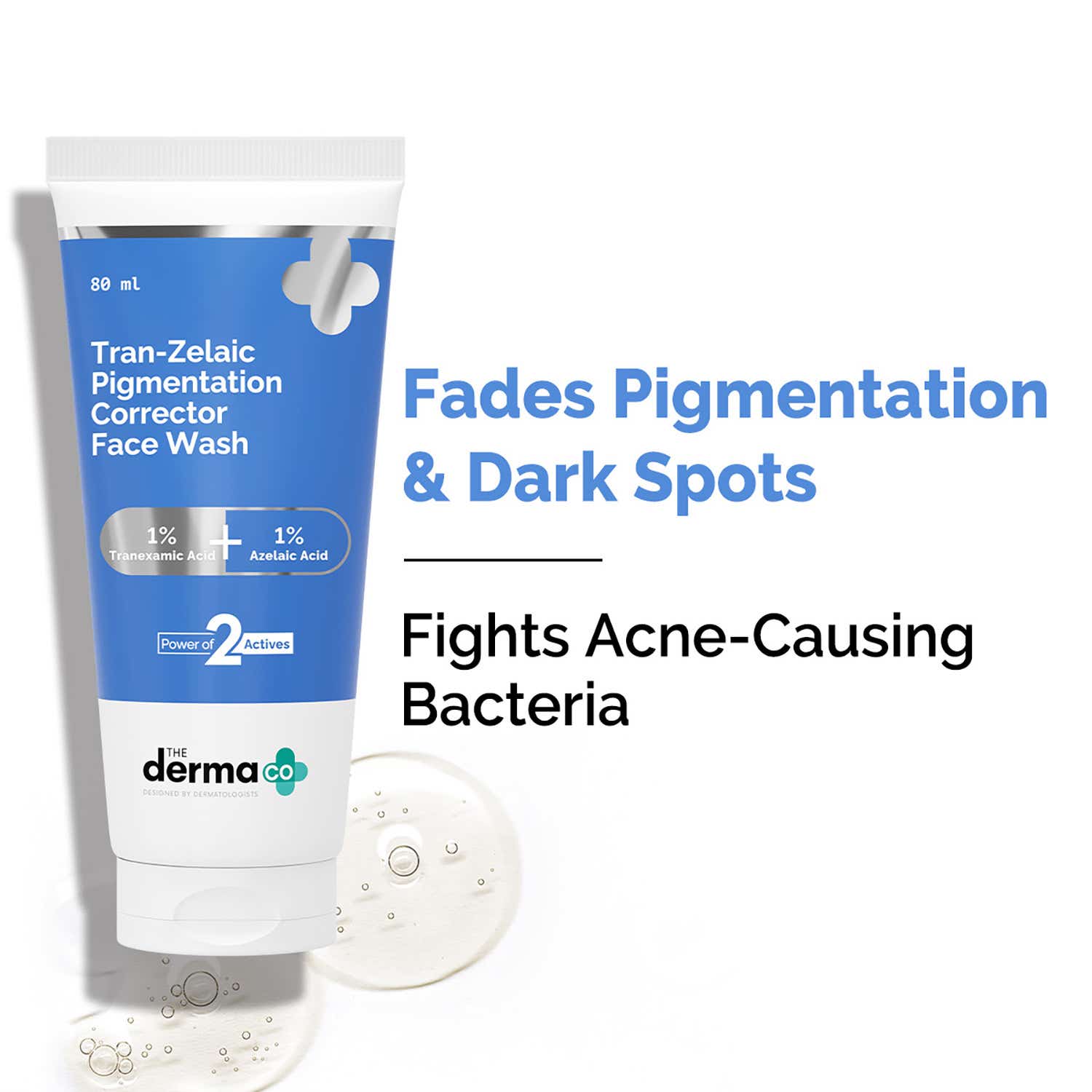 The Derma Co Tran-Zelaic Pigmentation Corrector Face Wash (80 ml)