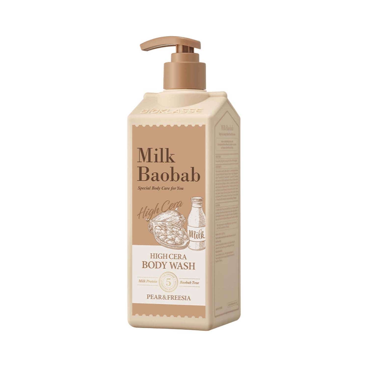 Milk Baobab High Cera Body Wash Pear & Freesia (500 ml)