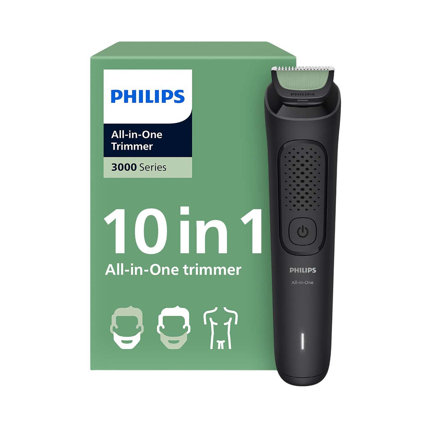 Philips 10-In-1 Multipurpose Trimmer for Face & Body for Men MG3931-15