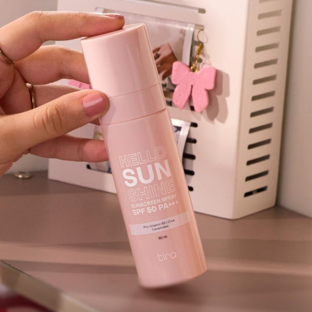 Meet Hello Sunshine: The SPF spray that plays nice with makeup