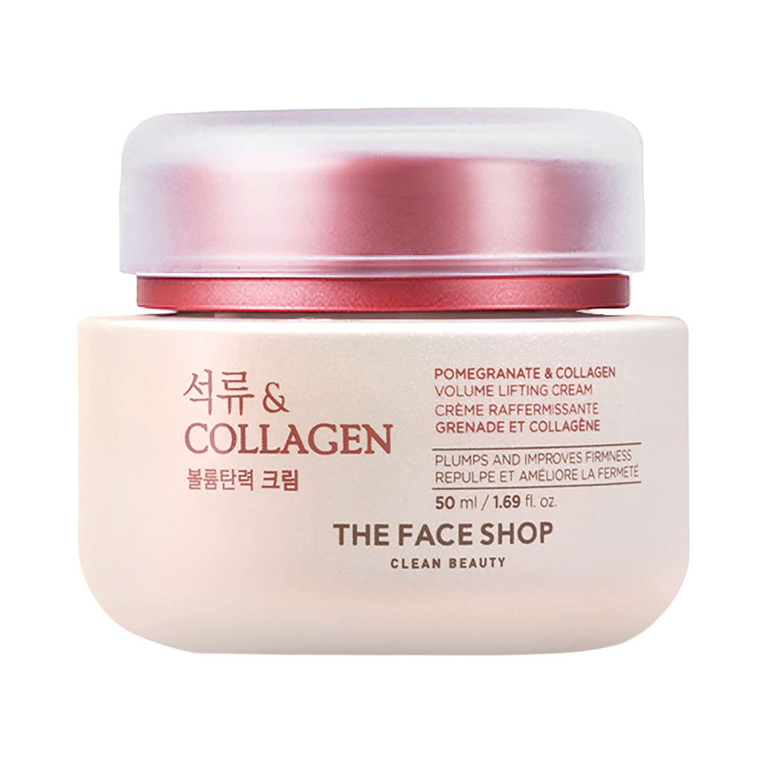 The Face Shop Collagen & Pomegranate Moisturizer Anti Aging Korean Beauty Day & Night Cream (50 ml)