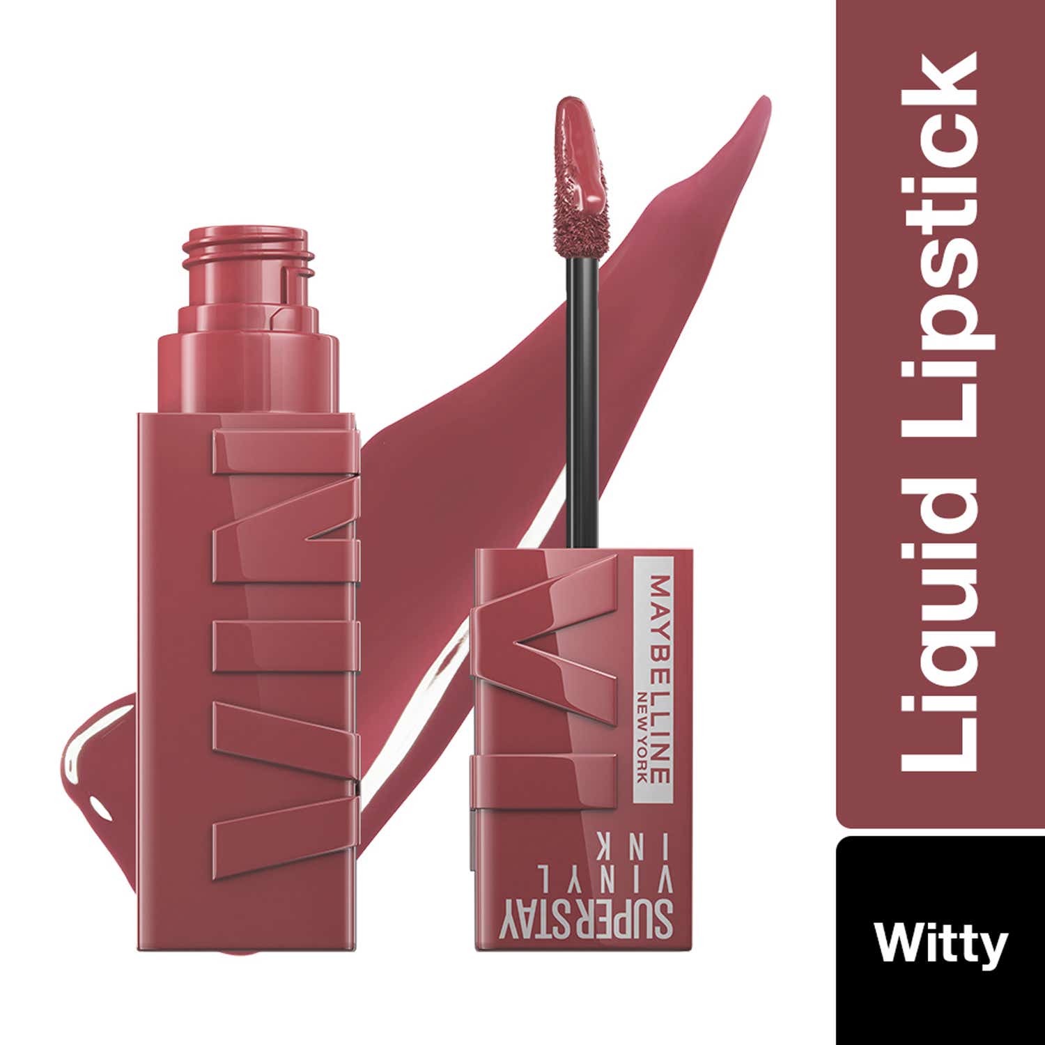Maybelline New York Super Stay Vinyl Ink Liquid Lipstick - 40 Witty (4.2 ml)