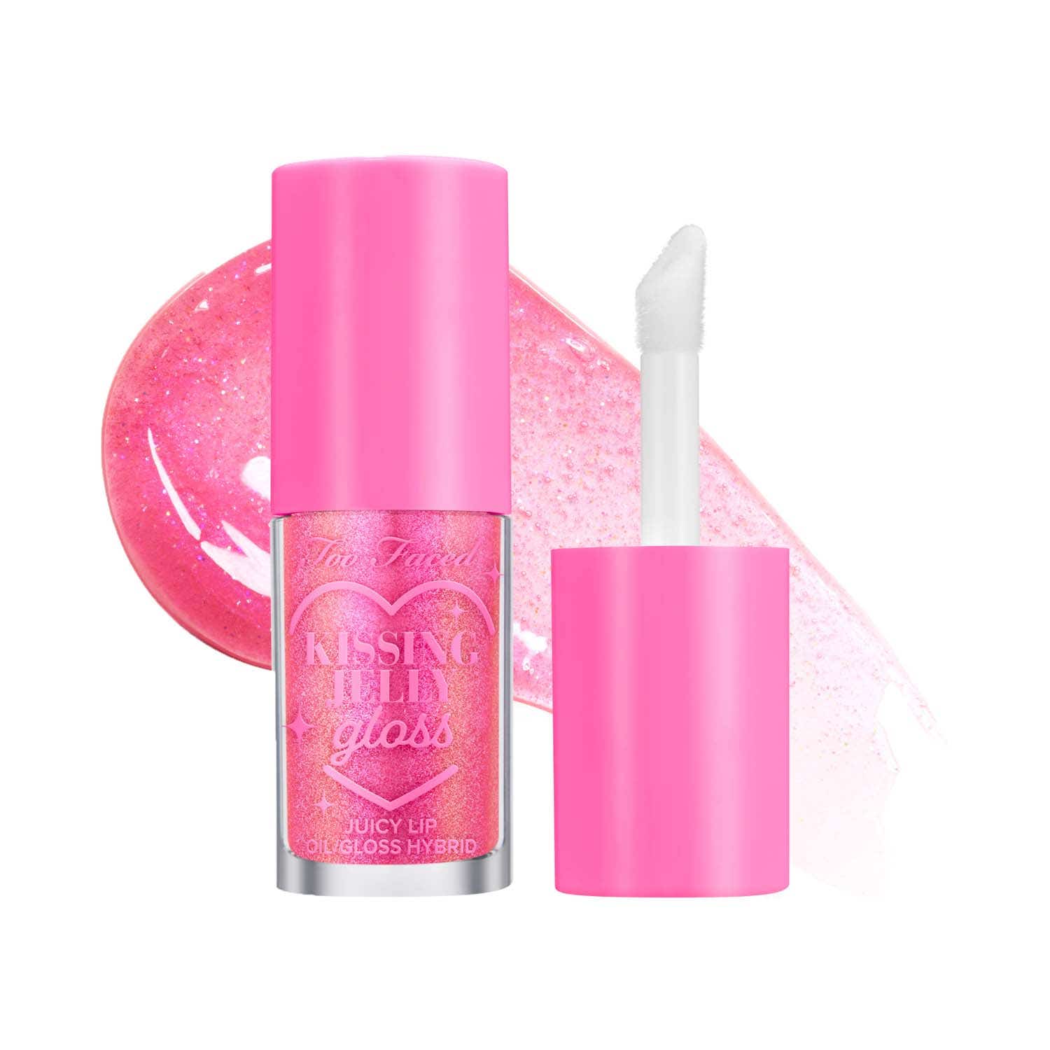 Too Faced Kissing Jelly Lip Oil Gloss - Bubblegum (4.5 ml)