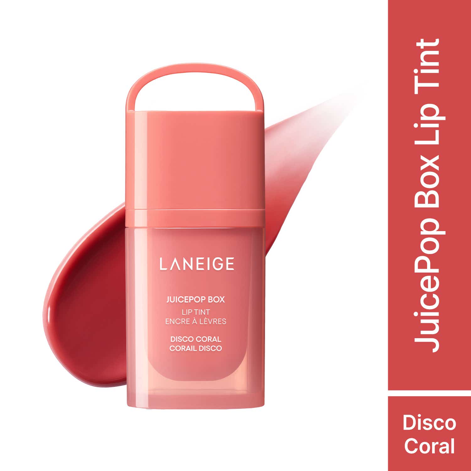 Laneige Juicepop Box Lip Tint - 4 Disco Coral (4.5 g)