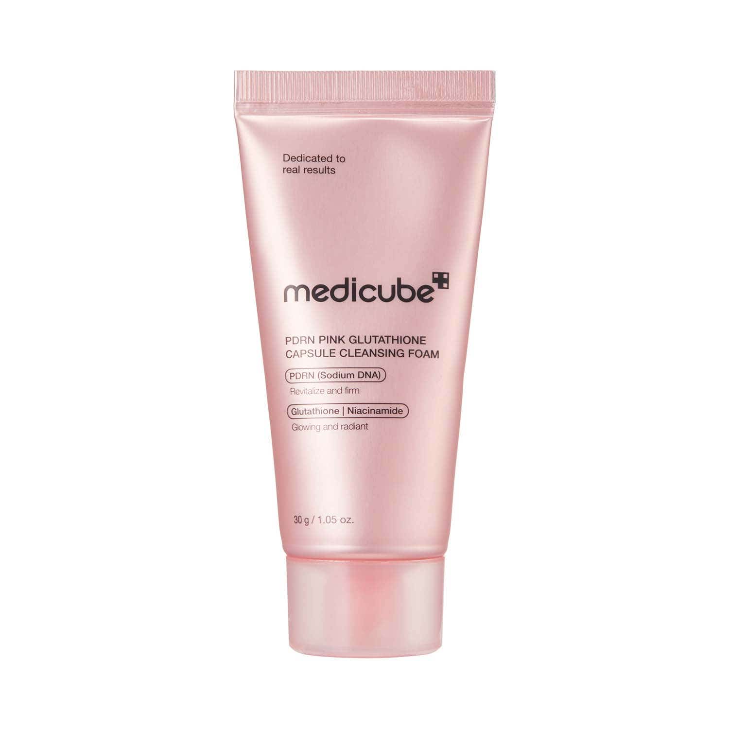 medicube PDRN Pink Glutathione Capsule Cleansing Foam (30 ml)