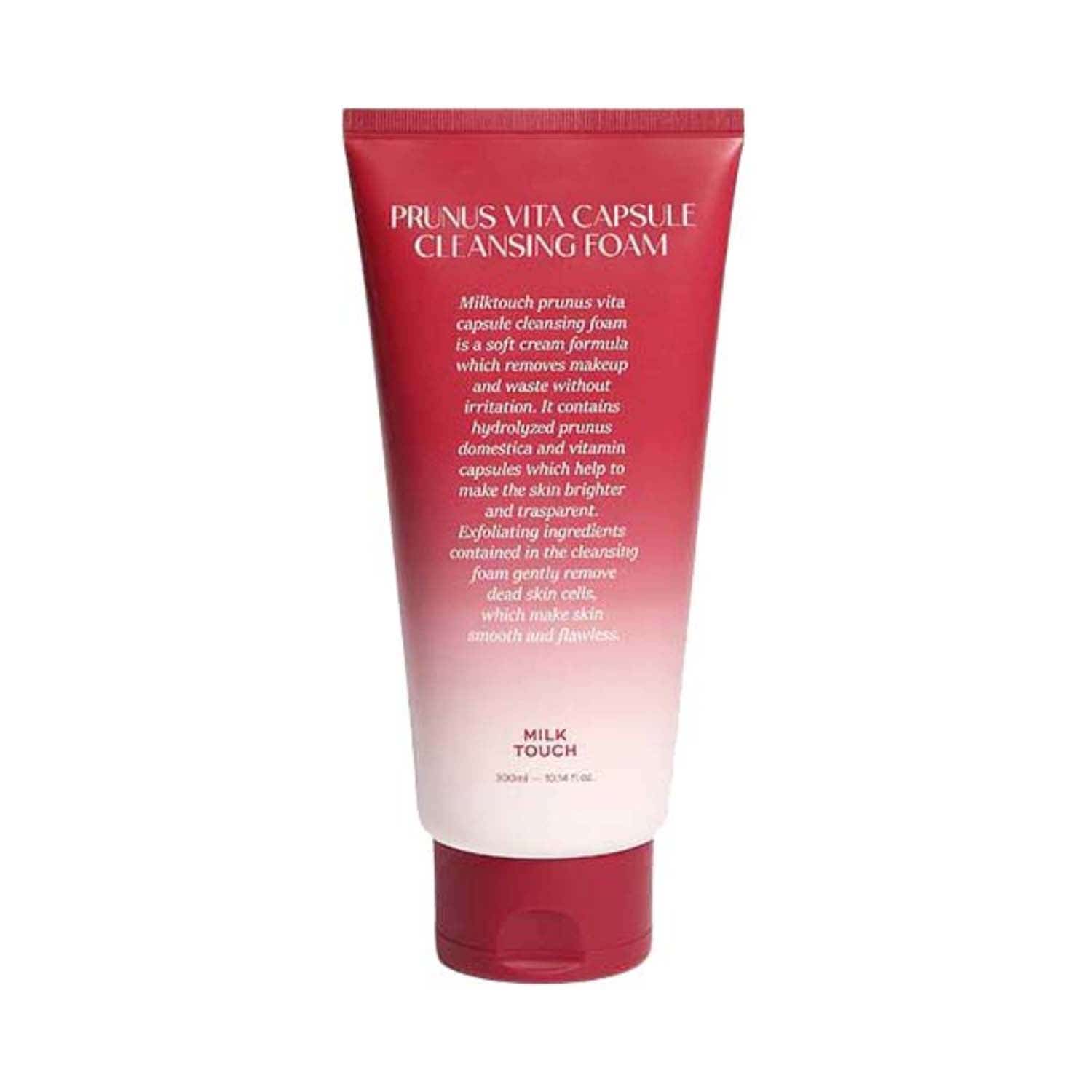 Milk Touch Prunus Vita Capsule Cleansing Foam (300 ml)