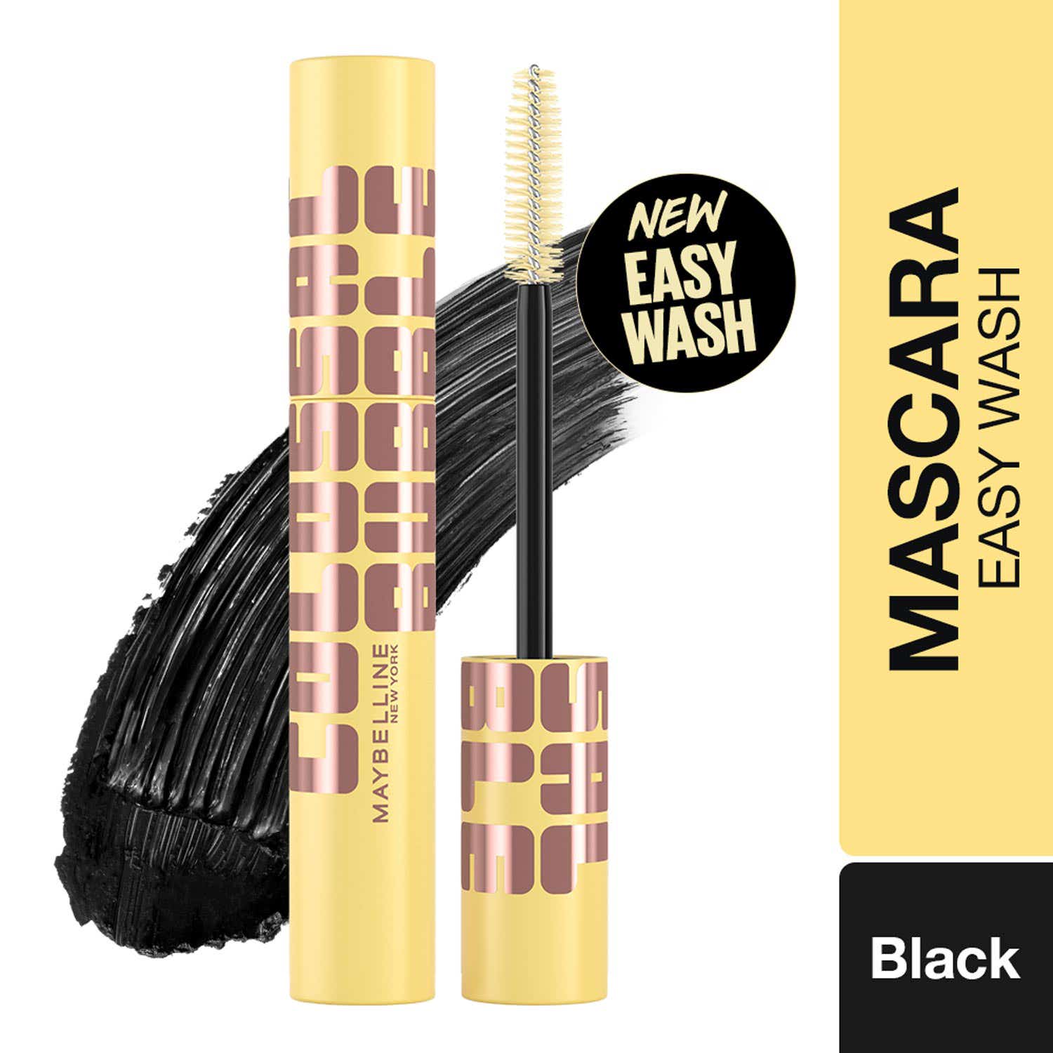 Maybelline New York Colossal Bubble Volumizing Easy Wash Mascara - Very Black (10 ml)