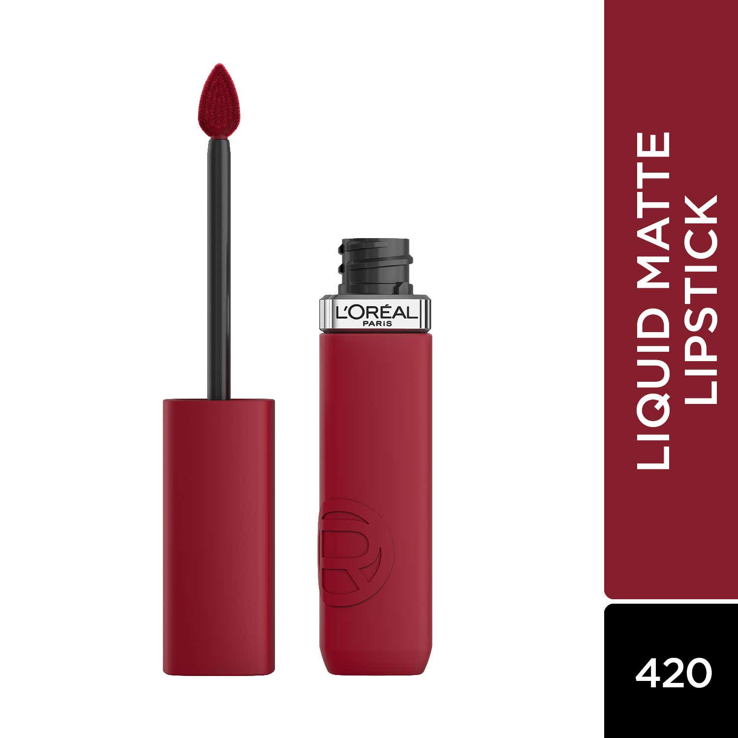 L'Oreal Paris Infallible Matte Resistance Liquid Lipstick - 420 Le Rouge Paris (24 g)