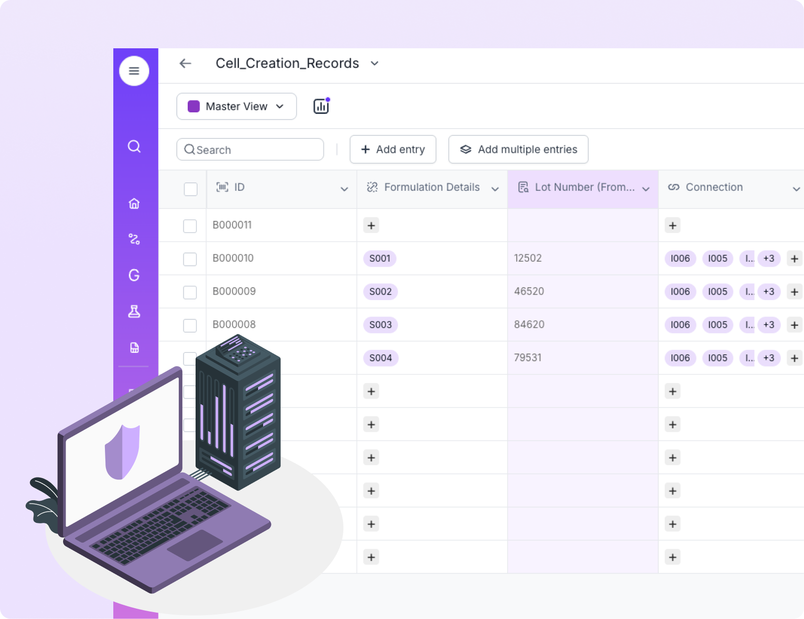 Dashboard mockup