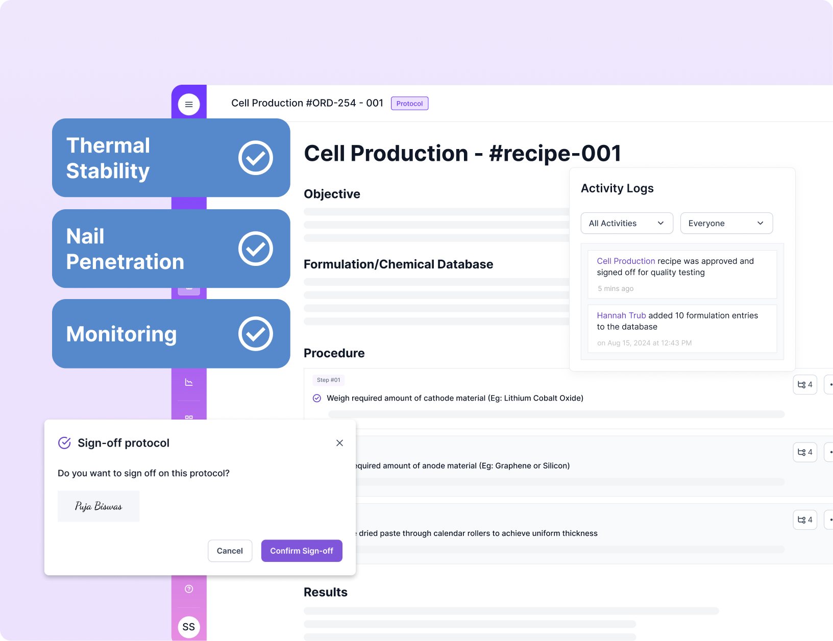 Dashboard mockup
