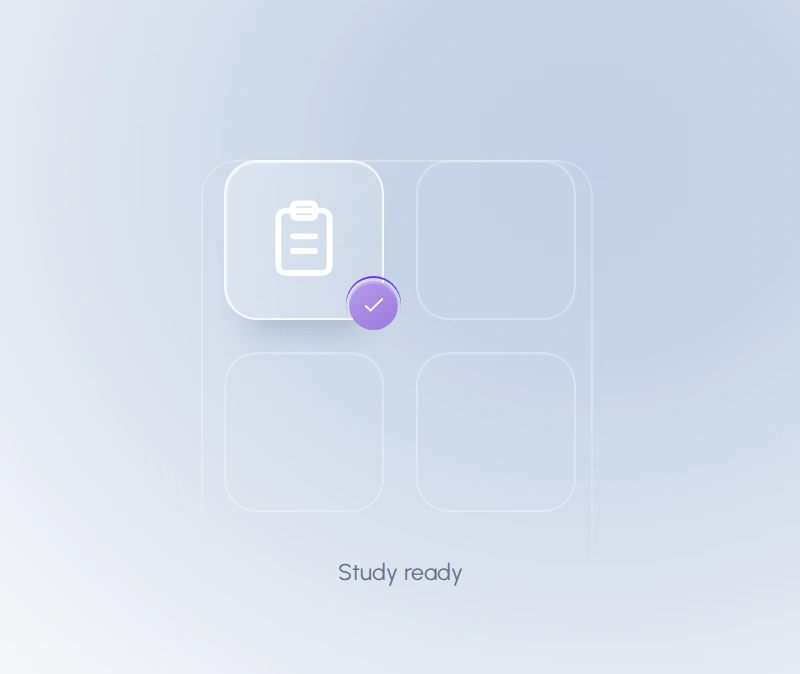 Sponsor samples and study requirements are ready before work starts: Study ready. Sponsor submission, sample manifest, methods, and deliverable template are linked.