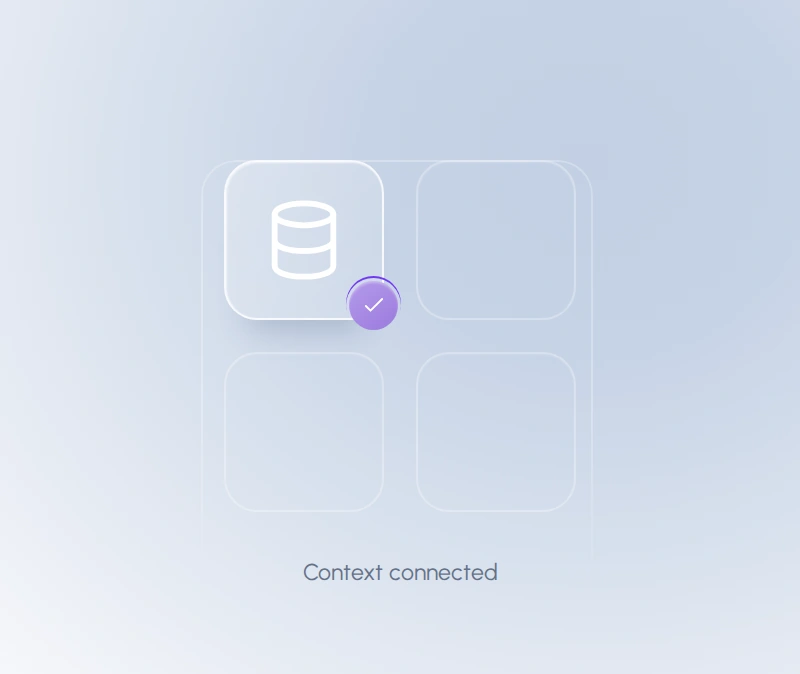 Partner and assay data arrive structured, linked, and in context: Context connected. Partner files and assay outputs link to programs, molecules, samples, and assays.