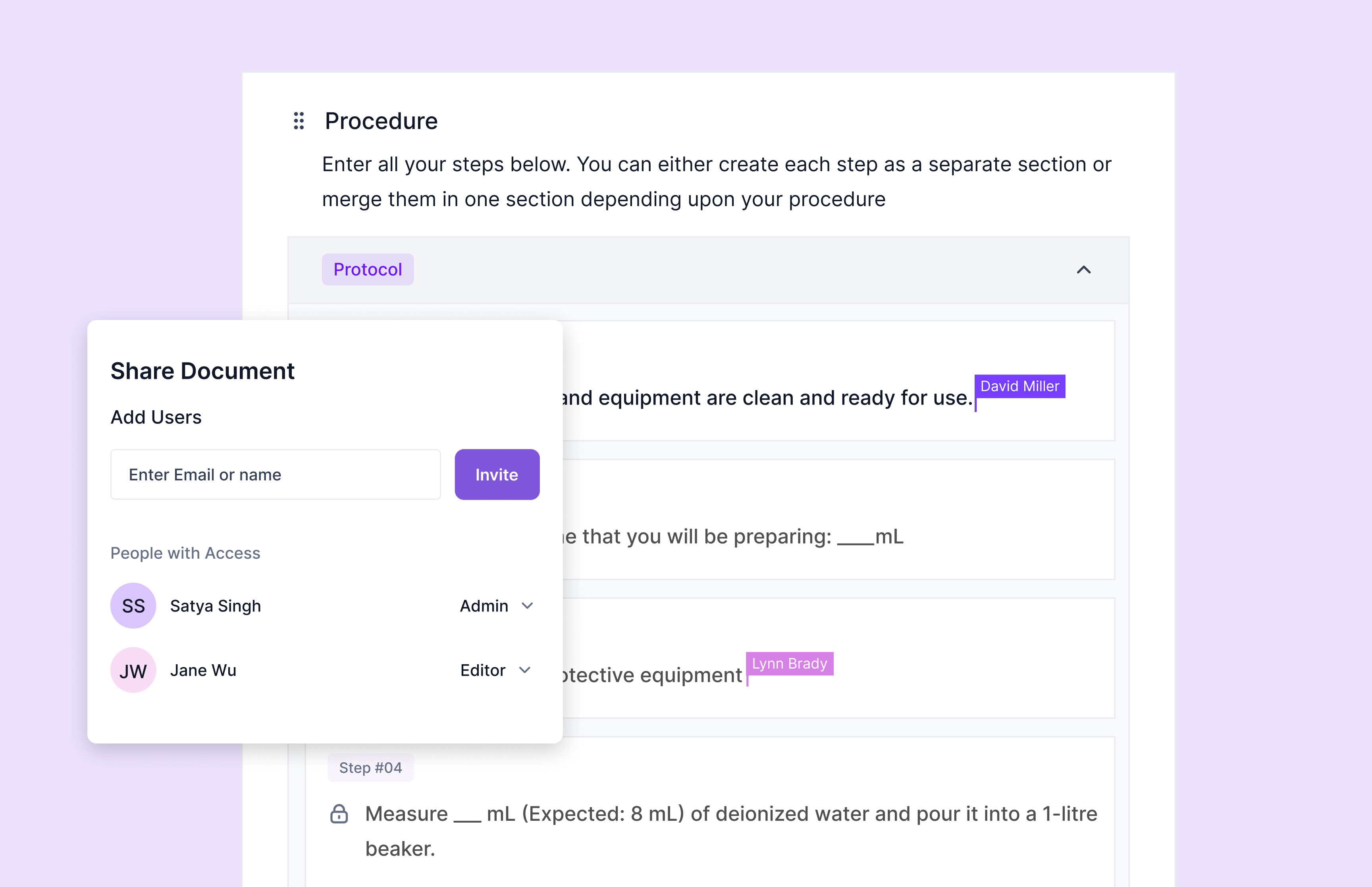 Dashboard mockup