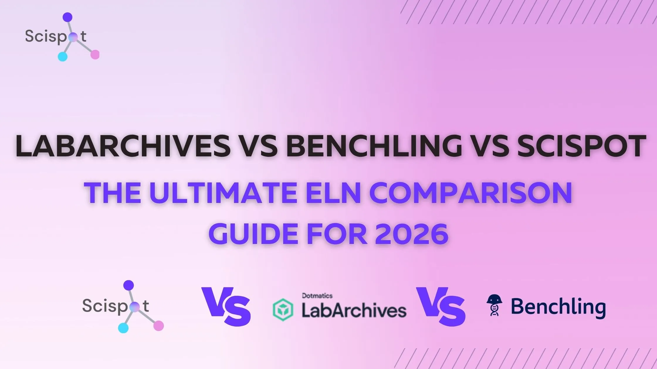 LabArchives vs Benchling vs Scispot: The Ultimate ELN Comparison Guide for 2026