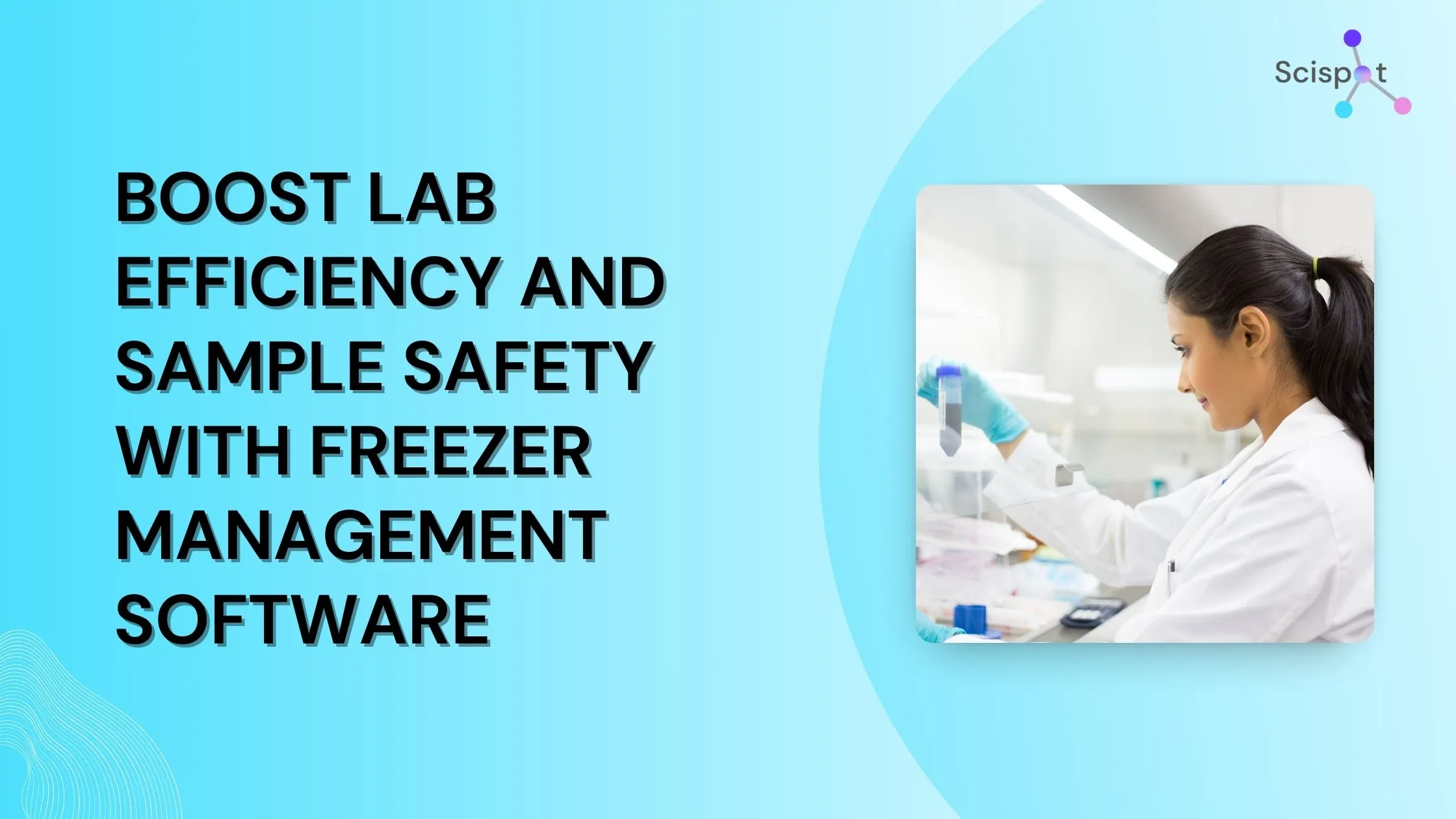 How does freezer management software improve lab efficiency and sample safety?