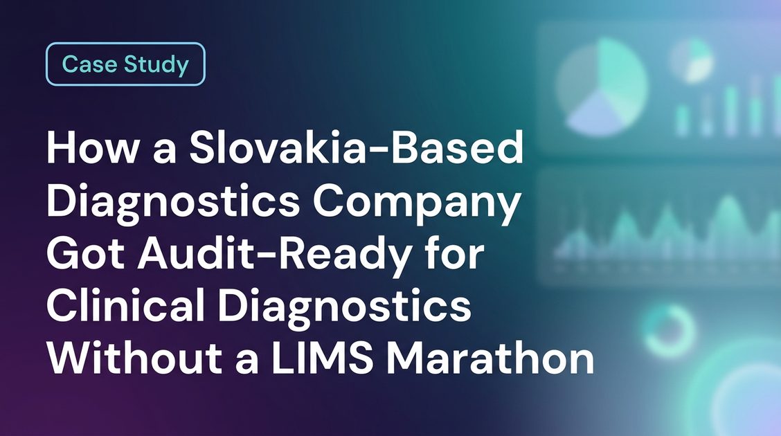 Case study: a Slovakia-based diagnostics company achieves audit-ready lab data and 21 CFR Part 11 compliance with Scispot