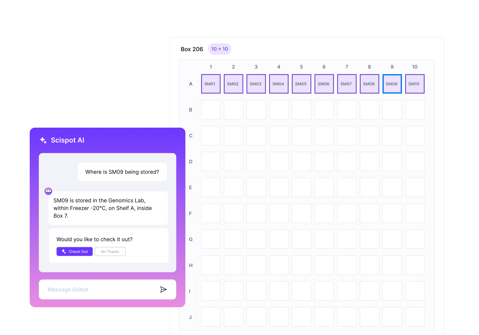 Chat-based assistance for lab workflows