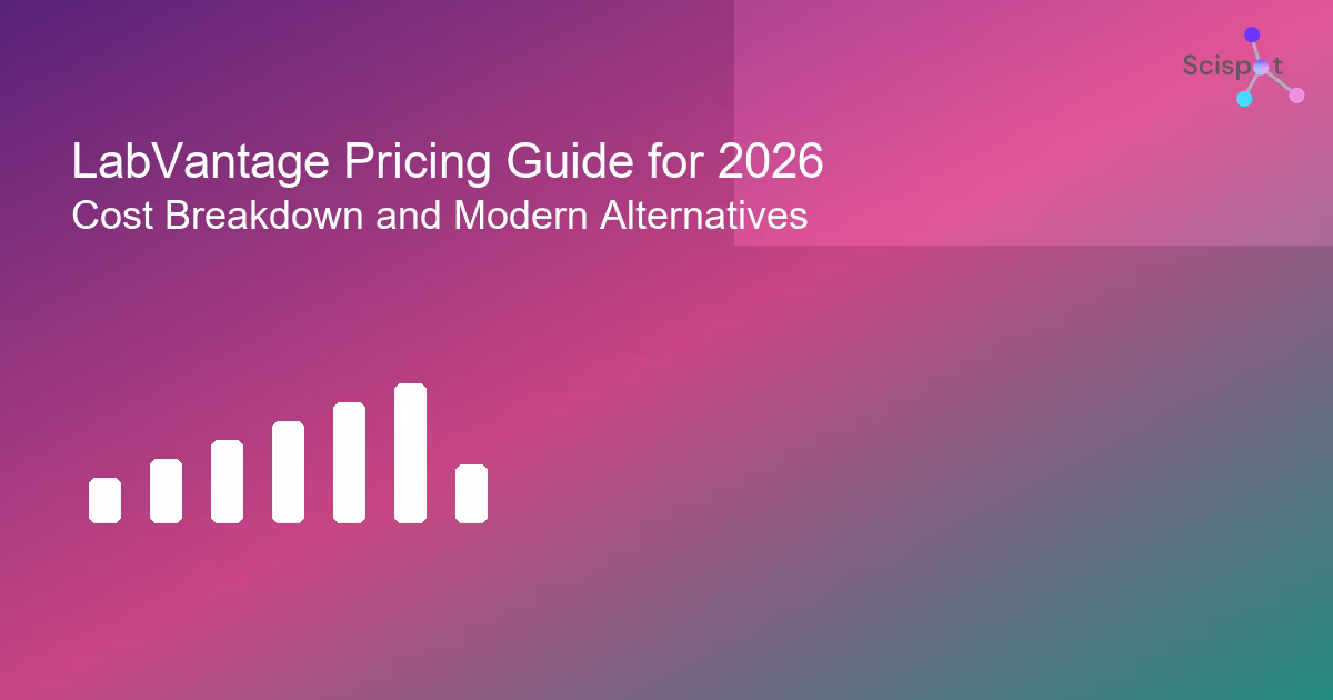 LabVantage Pricing Guide for 2026: Cost Breakdown and Modern Alternatives