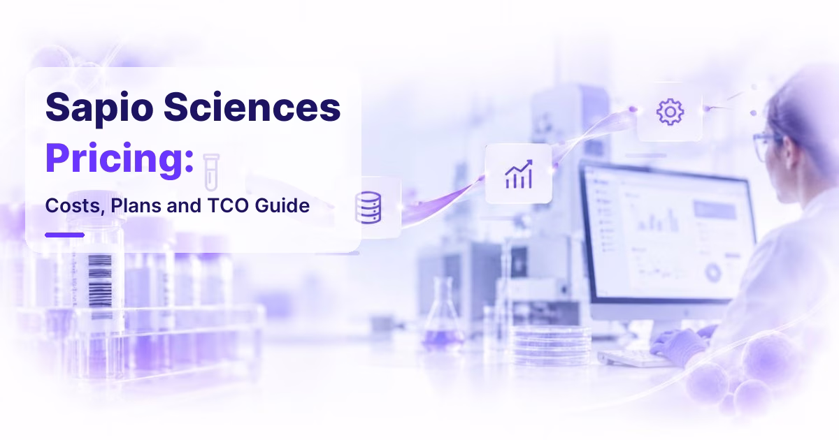 Sapio Sciences Pricing: Costs, Plans and TCO Guide