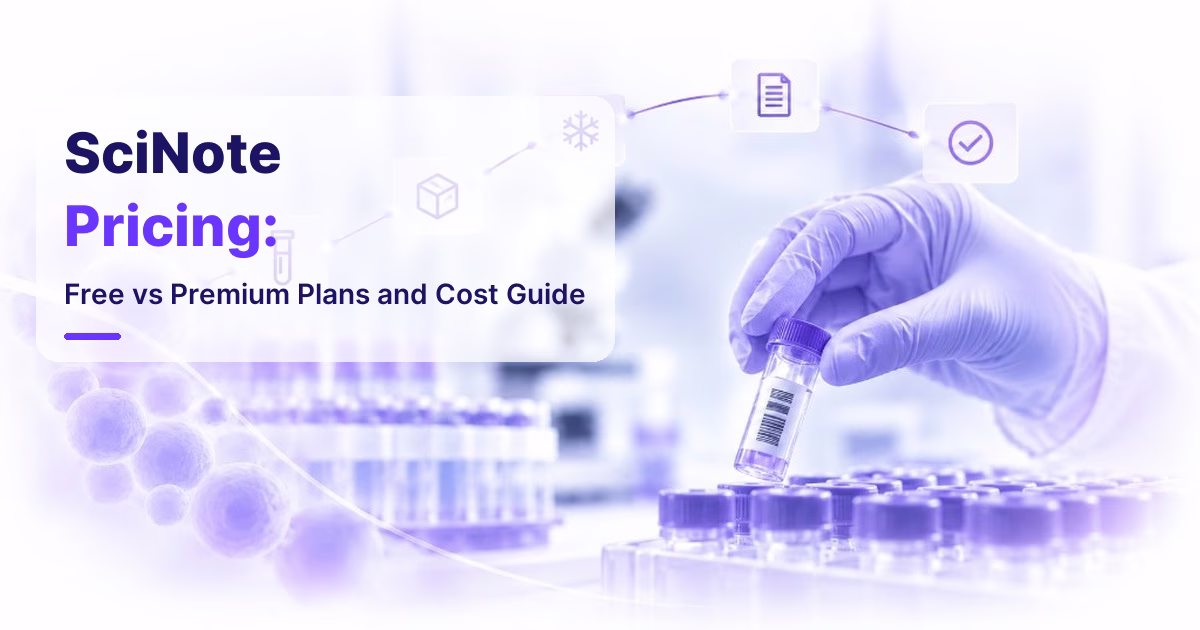 SciNote Pricing : Free vs Premium Plans and Cost Guide