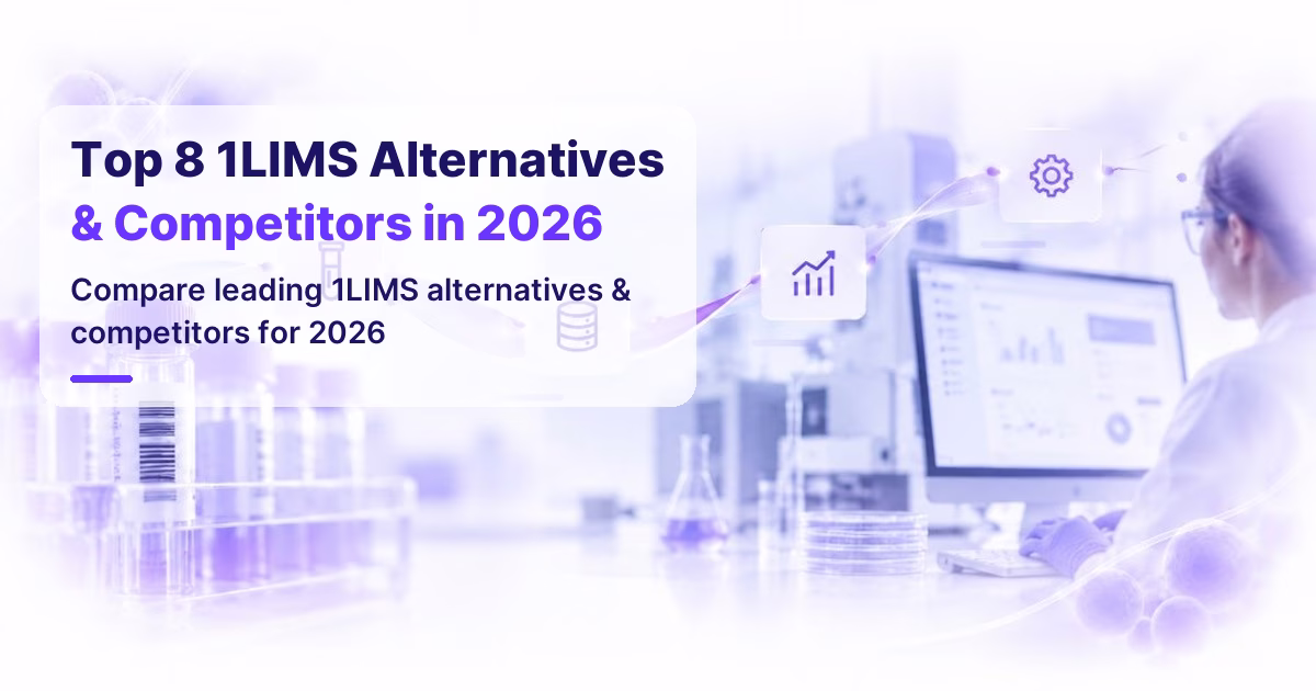 Top 8 1LIMS alternatives and competitors comparison for modern labs