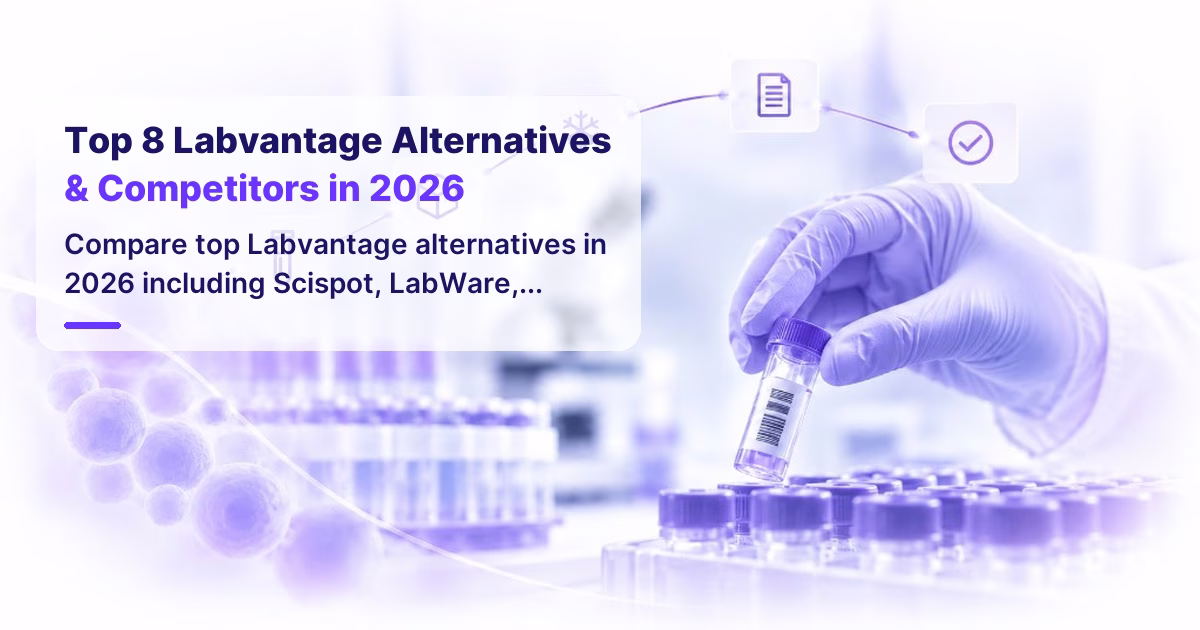 Comparison guide to Labvantage alternatives for modern labs