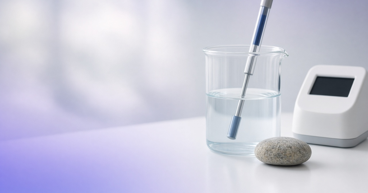 Water testing probes in river water, representing LIMS for water analysis