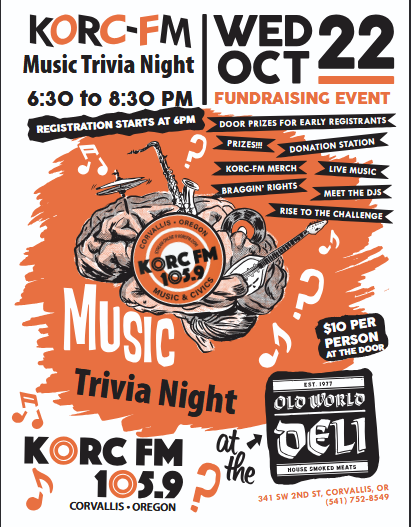 KORC FM MUSIC TRIVIA NIGHT