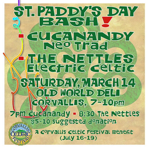 St. Paddy's Day Bash, The Nettles w/ Cucanandy 