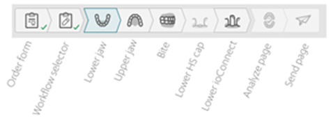 Étape 2 — Sélection du workflow TruAbutment ioConnect (écran 1)