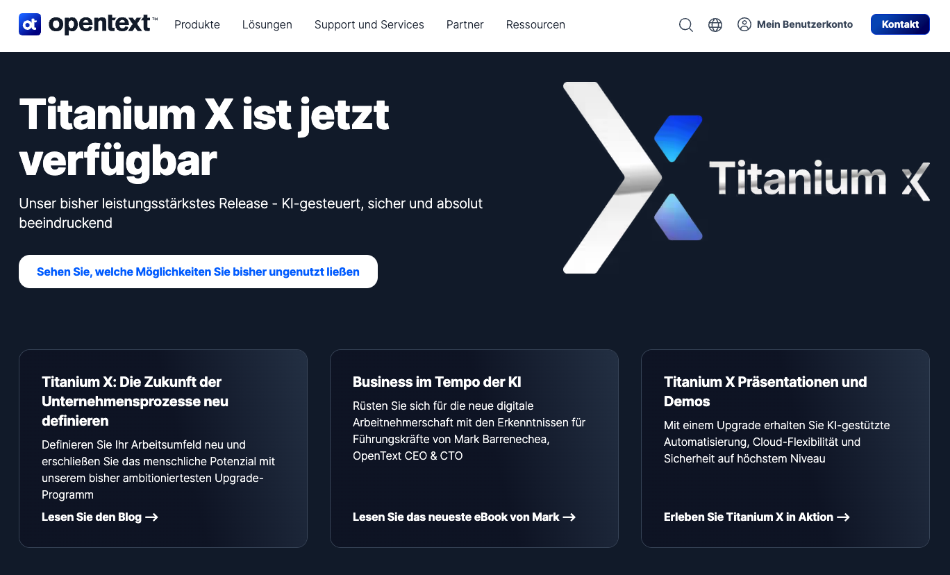 Was ist OpenText?