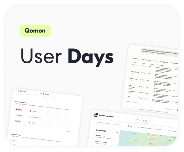 User Days : vos demandes, votre roadmap.