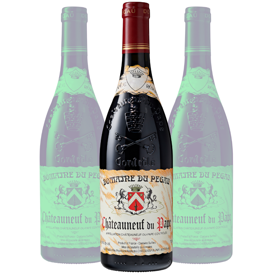 Bottle of Domaine du Pegau, Chateauneuf-du-Pape, Cuvee Reservee Rouge 2017, available on CultX.