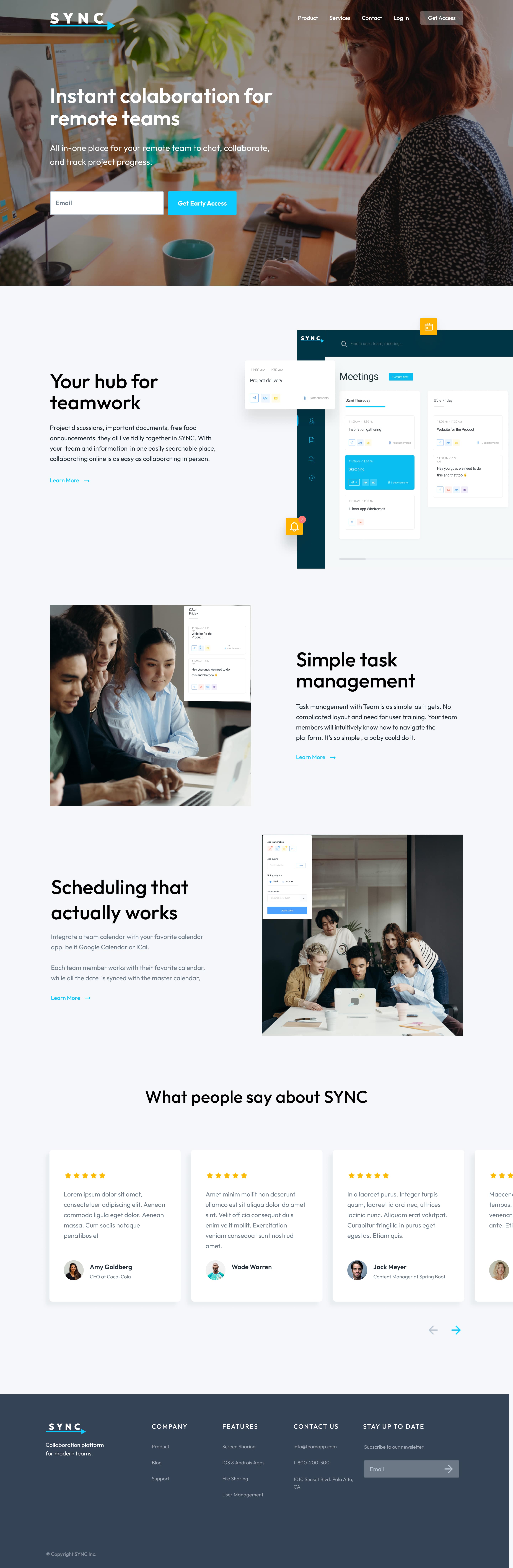 A screenshot of web page