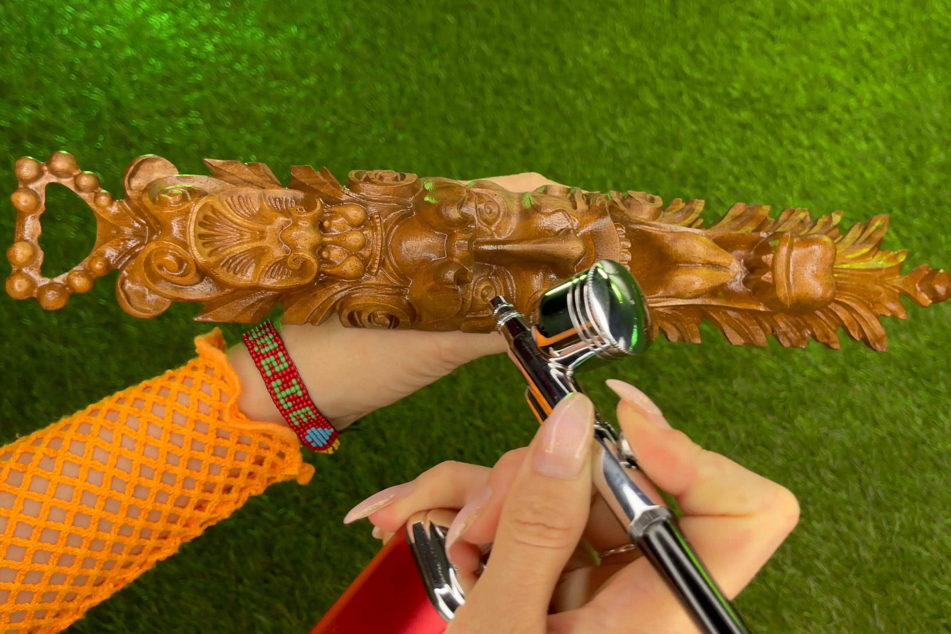 Lackauftrag Airbrush Maskaron