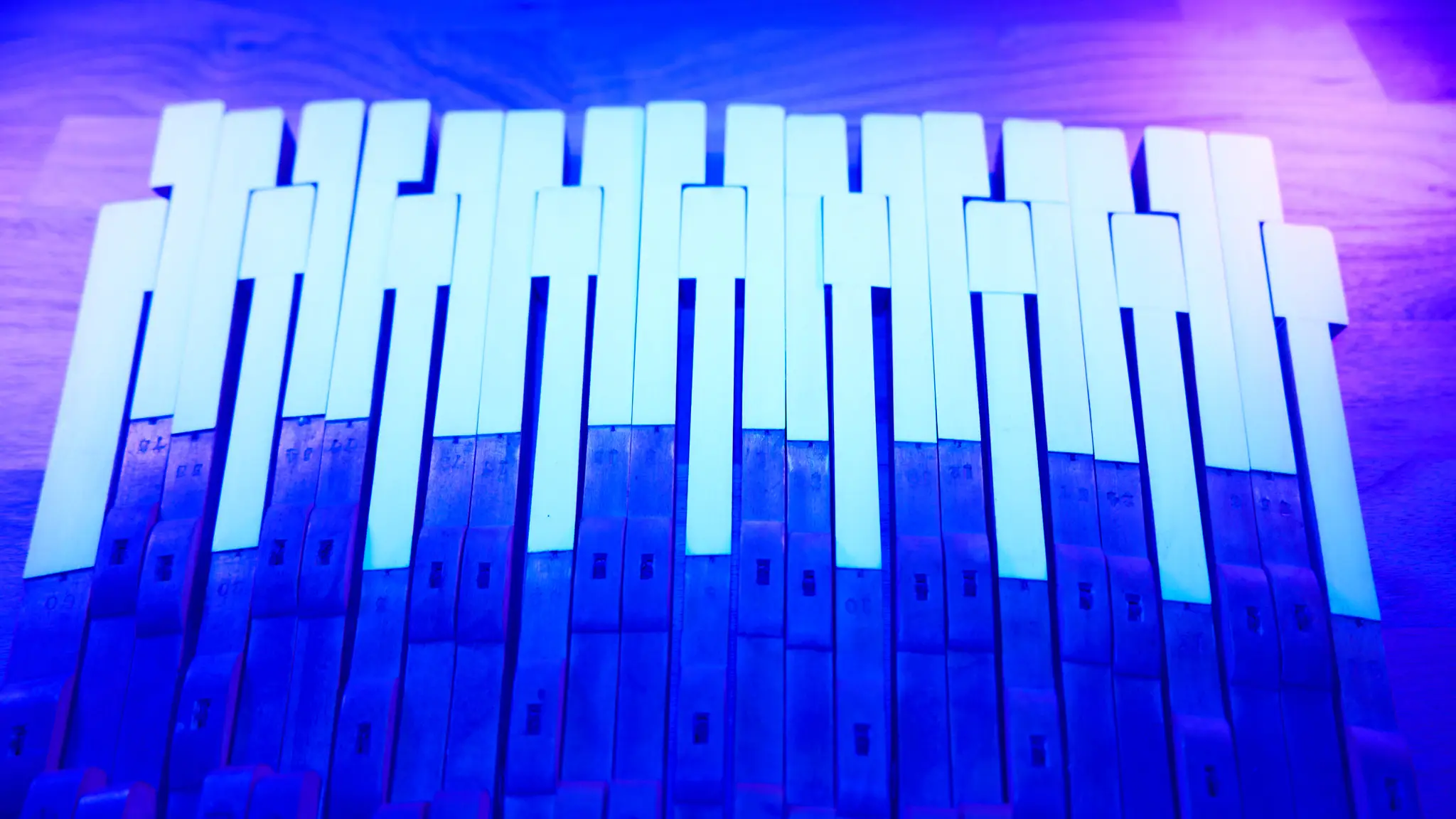 Klaviertasten Bleichen UV