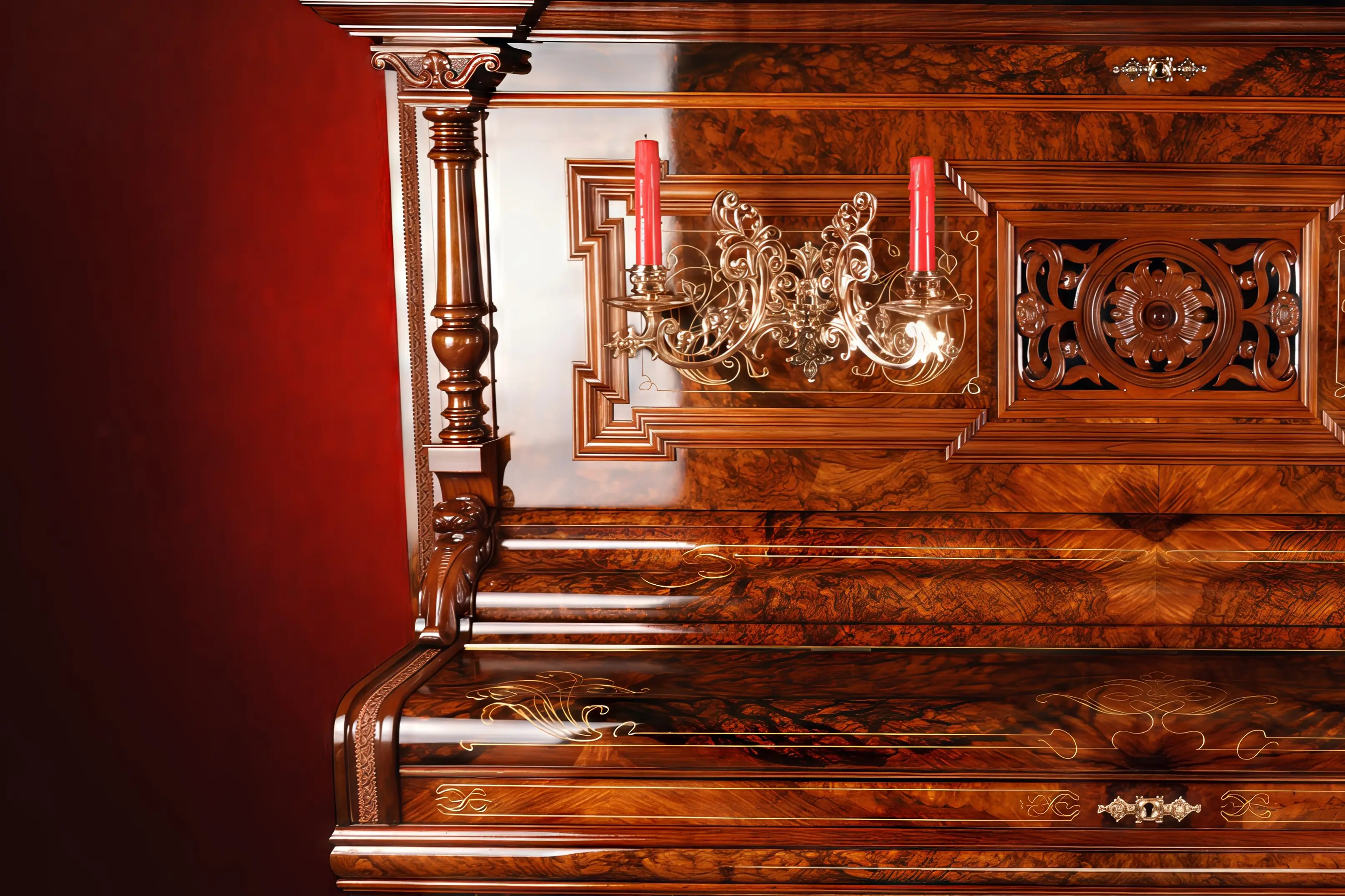 Stichel Exklusives Klavier Antik